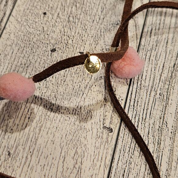 Ettika Pom Pom Wrap Necklace Chocker Bracelet Boho Cute Kawaii - Picture 3 of 4